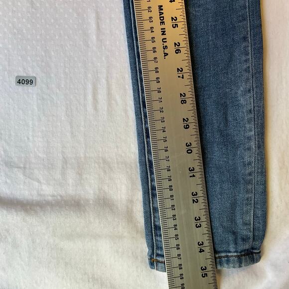 Joe’s Big Girl Skinny Jeans size 16 Blue Mid Rise Stretch Boot Adjustable Waist - Picture 4 of 12